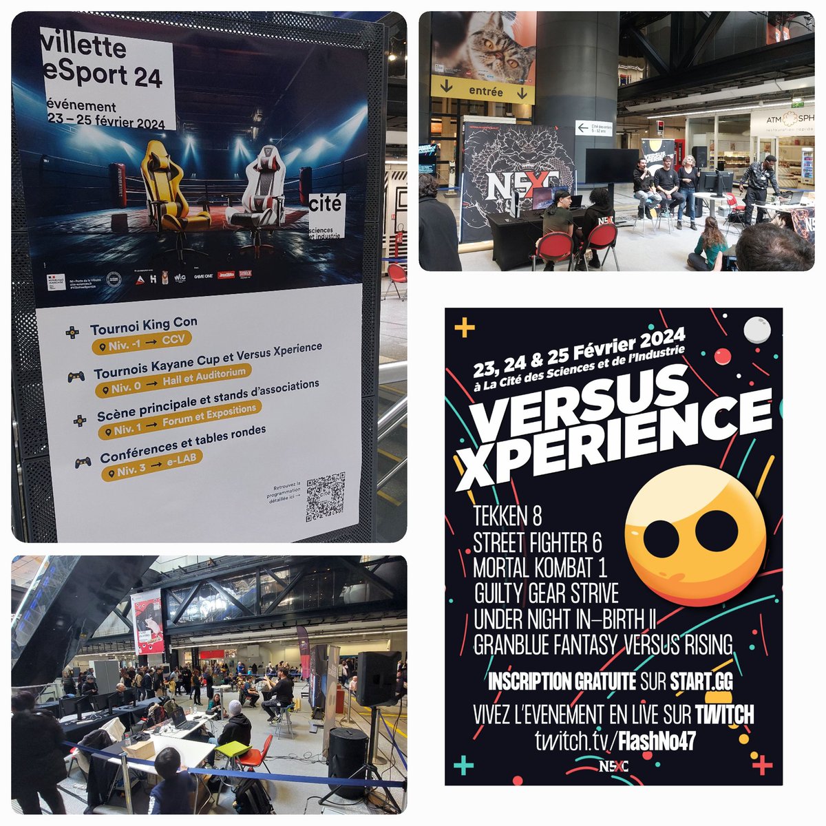 fifilixma_85's tweet photo. 1ère journée de la #VilletteeSport24 c'était top !!! Venez nombreux !!! #TEKKEN8 #streetfighter6 #Kayane #vsfighting #esport
Plus d'infos ℹ️ 👇 https://t.co/0Hwl0WSidf https://t.co/Q1wCckQhdD