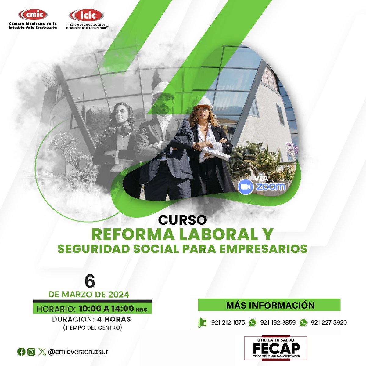 CMIC_VerSur's tweet photo. ⚠️¡𝗖𝘂𝗿𝘀𝗼𝘀 𝗲𝗻 𝗹𝗶𝗻𝗲𝗮! 𝗠𝗲𝘀 𝗱𝗲 𝗠𝗮𝗿𝘇𝗼!⚠️

🟢𝗥𝗘𝗙𝗢𝗥𝗠𝗔 𝗟𝗔𝗕𝗢𝗥𝗔𝗟 𝗬 𝗦𝗘𝗚𝗨𝗥𝗜𝗗𝗔𝗗 𝗦𝗢𝗖𝗜𝗔𝗟 𝗣𝗔𝗥𝗔 𝗘𝗠𝗣𝗥𝗘𝗦𝗔𝗥𝗜𝗢𝗦🟢 

🟢𝗖𝗢𝗡𝗧𝗔𝗕𝗜𝗟𝗜𝗗𝗔𝗗 𝗘 𝗜𝗡𝗚𝗘𝗡𝗜𝗘𝗥𝗜𝗔 𝗗𝗘 𝗖𝗢𝗦𝗧𝗢𝗦🟢 https://t.co/2MSkmbJgJs