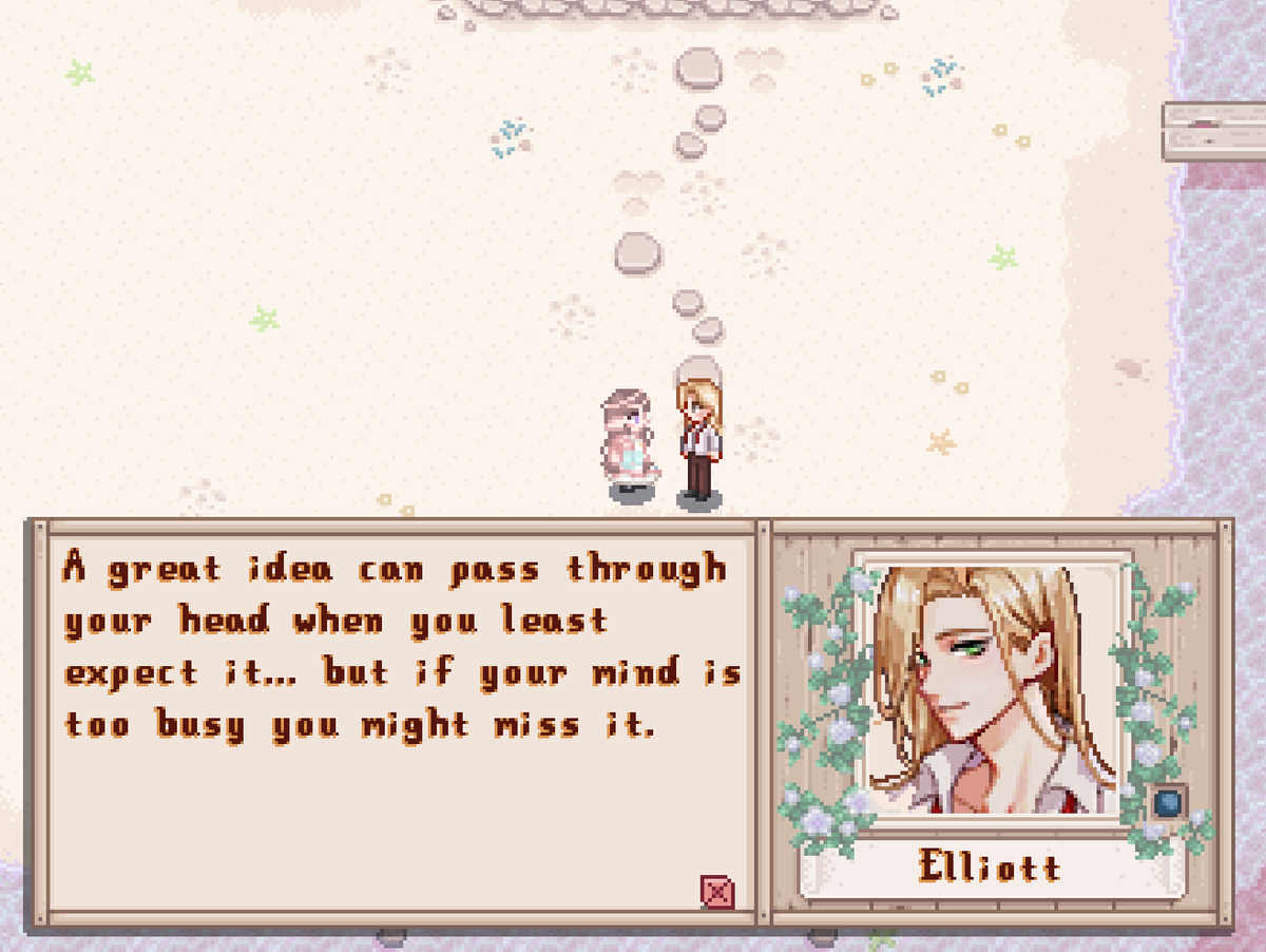 Playing around with different sprites/portrait mods... the wizard one 😭💗 