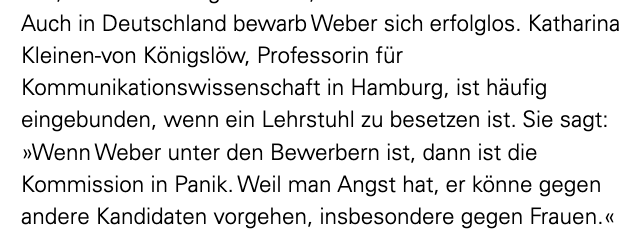 Das ist schon ein sehr arger Artikel über Stefan Weber im aktuellen Spiegel. spiegel.de/wirtschaft/ums…