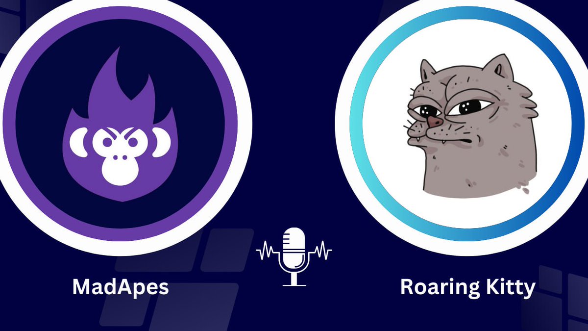 🌟Mad Apes AMA featuring (ETH / BSC) Roaring Kitty $roar 🌟

Feb 24 3:00PM EST in t.me/mad_apes

We speak $roar &amp; kitteh NFT coming Feb 25th

💰Win $100 in $roar💰

1. Follow <a href="/roaringkittywtf/">roar</a> <a href="/madapescall/">MadApes</a> 
2. Like &amp; RT
3. Tag frens &amp; $roar #roar #kitteh

End in 24 hrs🔔