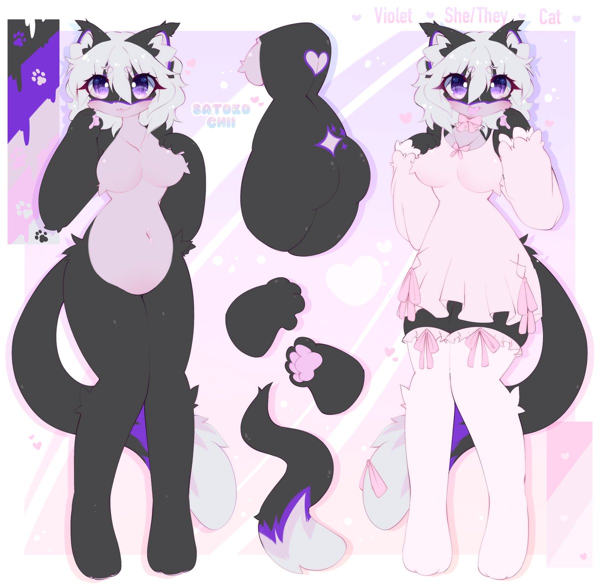 Satokochii's tweet photo. 🎀🐾Ref sheet for @caymyn_ 
#kemono https://t.co/o6EXb7rIYR