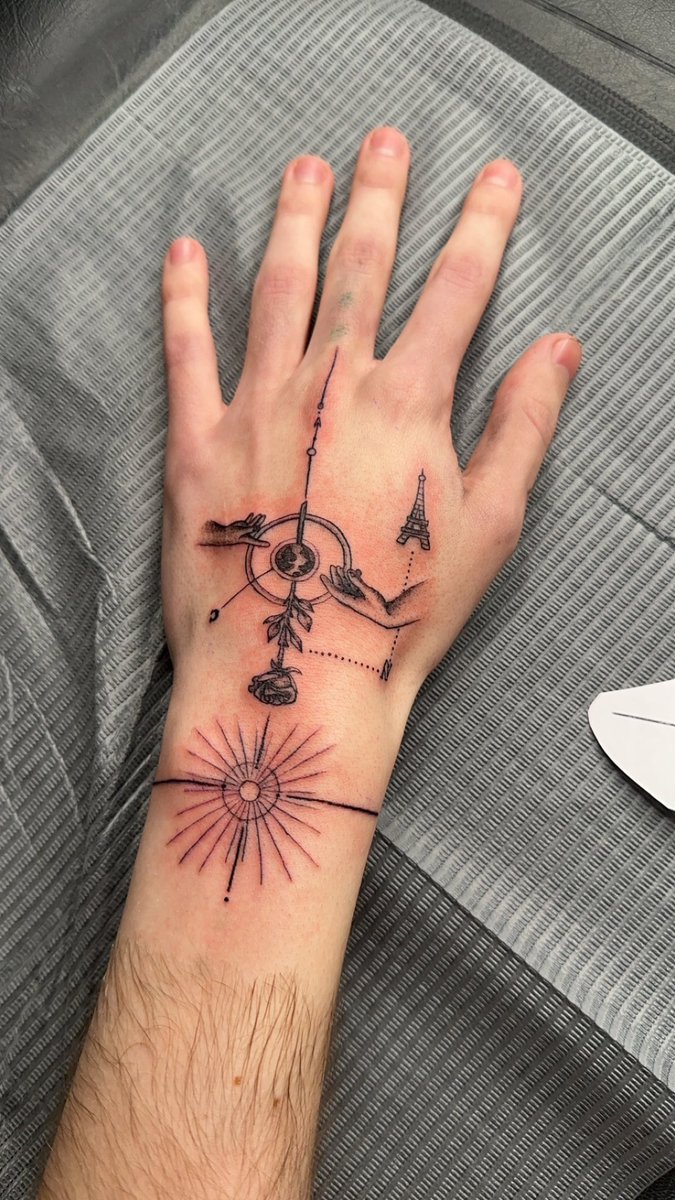 First part of my tattoo done today. Gotta get the rest done in two weeks. It looks so good though. The artist was the best and killed it