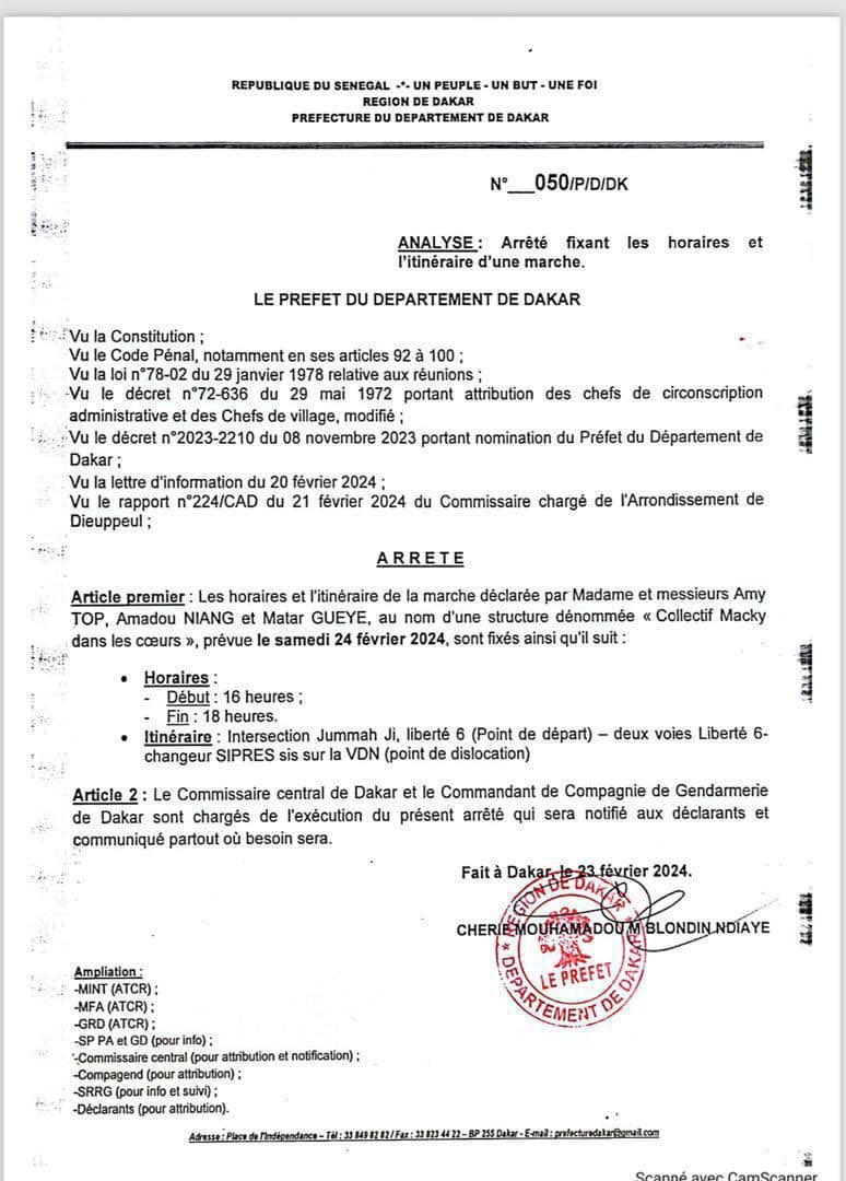 Thiersow's tweet photo. 🚨 Marche autorisée à Dakar. Le rendez-vous du peuple 🇸🇳 pour dire non au Putschiste et exiger une date des Élections immédiatement. #FreeElection ✅🇸🇳💯 https://t.co/sPGfgBVjj0