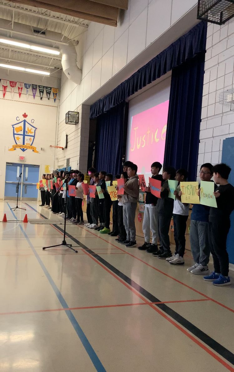 CoppardGlenPS's tweet photo. We had a great time of learning and unlearning today, highlighting and celebrating Black Excellence. We are grateful to Ms. Reid, Ms. Shahi, Ms. Fellows and the BSA and our many staff and students who made valuable contributions. Many thanks to @_NathanBaya for joining us! #BHM https://t.co/7l2ixdvde6