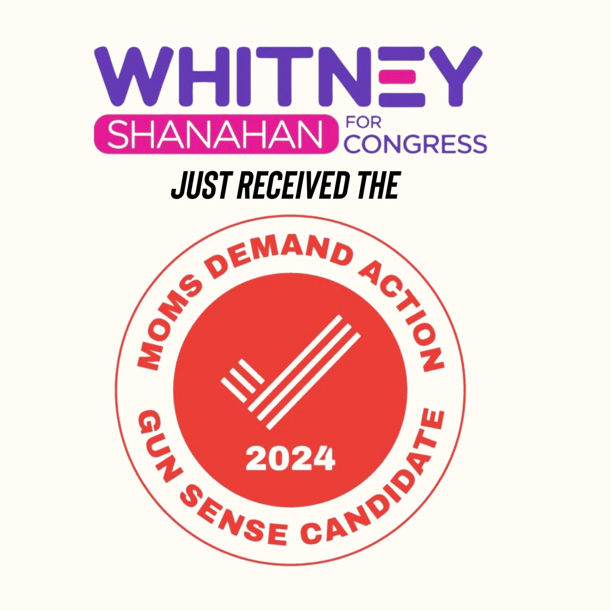 Thank you @MomsDemand for recognizing me! I lost my brother as a child to gun violence, when I was 13 I watched Columbine unfold from my classroom, and now as a mother to a 4 year old I’m terrified. Gun violence is the #1 killer of kids. It doesn’t have to be this way.