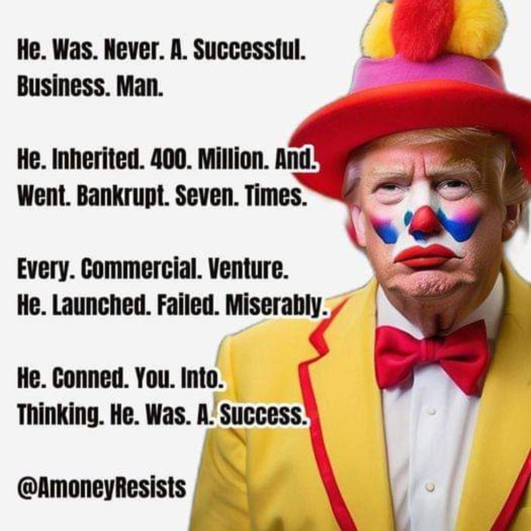 THIS CLOWN IS NOT MY PRESIDENT.!