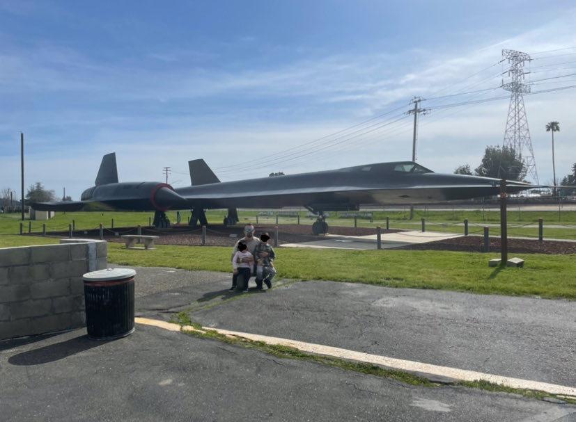 Took the boy on his first field trip today. Castle Air Base. Little sister tagged along too. #homeschool #planes #jets