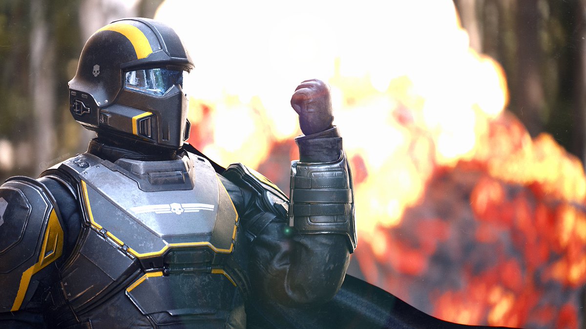 WanderingRonin3's tweet photo. M.I.L.F. [Man I love freedom]
---------------------------------------------------------
#HelldiversII #HellDivers2 #Blenderart #blendercycles https://t.co/KqXlIiIQQC
