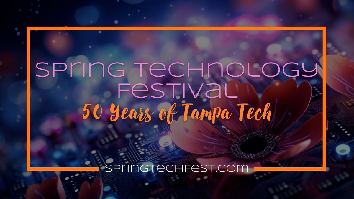 2 weeks from tonight, join us in the Florida Blue BX2 to celebrate 50 Years of Tampa Bey Technology at the Spring Tech Fest: The ups, downs, and crazy ideas that worked or didn’t (at least not yet). buff.ly/3ON34P6