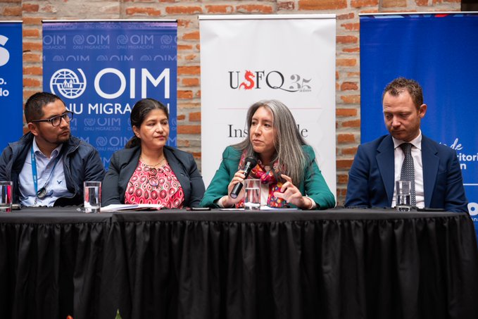 OIMEcuador's tweet image. La firma de este convenio tuvo lugar en el marco del evento #MiFood. En este encuentro @MarianaRendonD reafirmó el compromiso de la @OIMEcuador en apoyar todos los esfuerzos para garantizar el acceso y la cobertura universal de salud, sin dejar a nadie atrás.