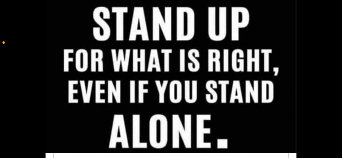 DavidWClarke18's tweet image. Better to stand alone with your principles in tact👍

#PrinciplesFirst 

#Integrity 

#standupforwhatisright