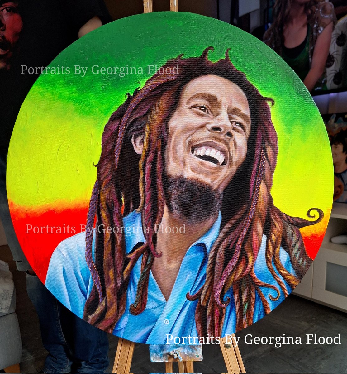 Just completed!!
My New <a href="/bobmarley/">Bob Marley</a> painting, It's Acrylic on canvas. I really hope you like it 💚💛❤️
#art #tribute #BobMarley  #artlovers #artcollector #irishartists #original #artwork #supportartists #love #painting #originalart  #new