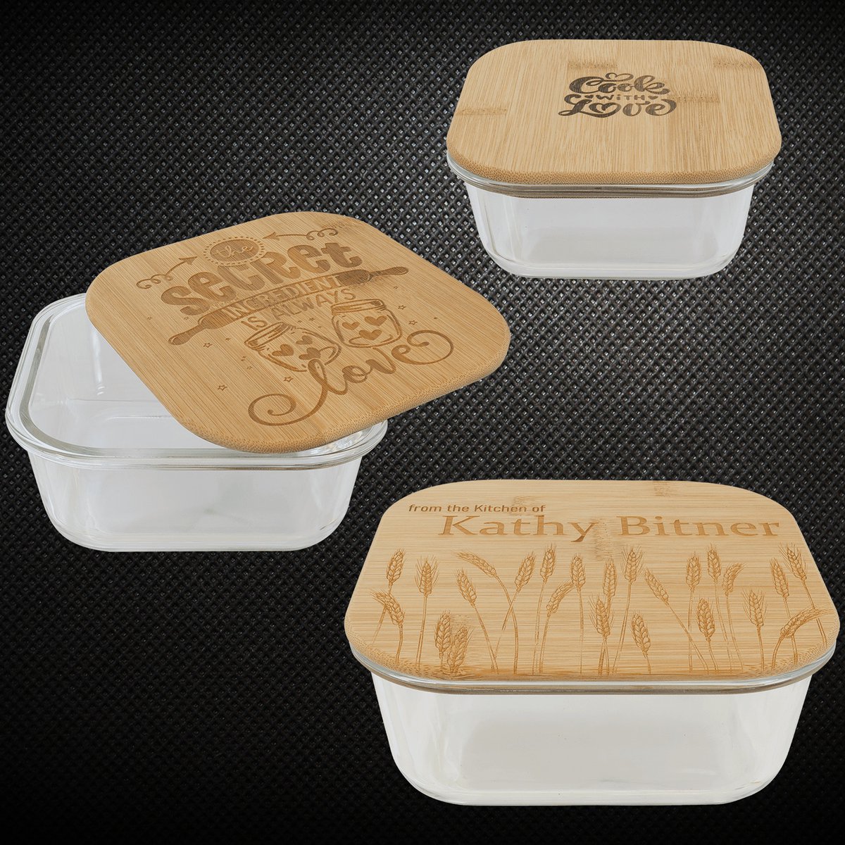 bentontrophy's tweet photo. Another New Product Alert !!!!
Laser Engraved Glass Kitchen Food Containers. 

https://t.co/TViLWqbmKl

#glassfoodcontainers #bta #bentontrophy #laserengravedgifts #kitchencontainers https://t.co/fQHiwfM1we