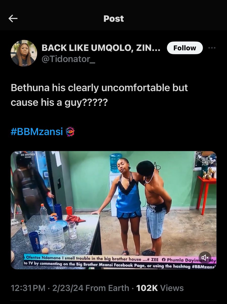 LadyViiick's tweet image. Y’all uneducated fююls on this app should really be embarrassed of yourselves and your families because sexual assault is no joke

How the h3ll are y’all saying these two incidents are the same?? What brain d3ad cell people are y’all 

Go educate yourselves #BBMzansi #youngpapi