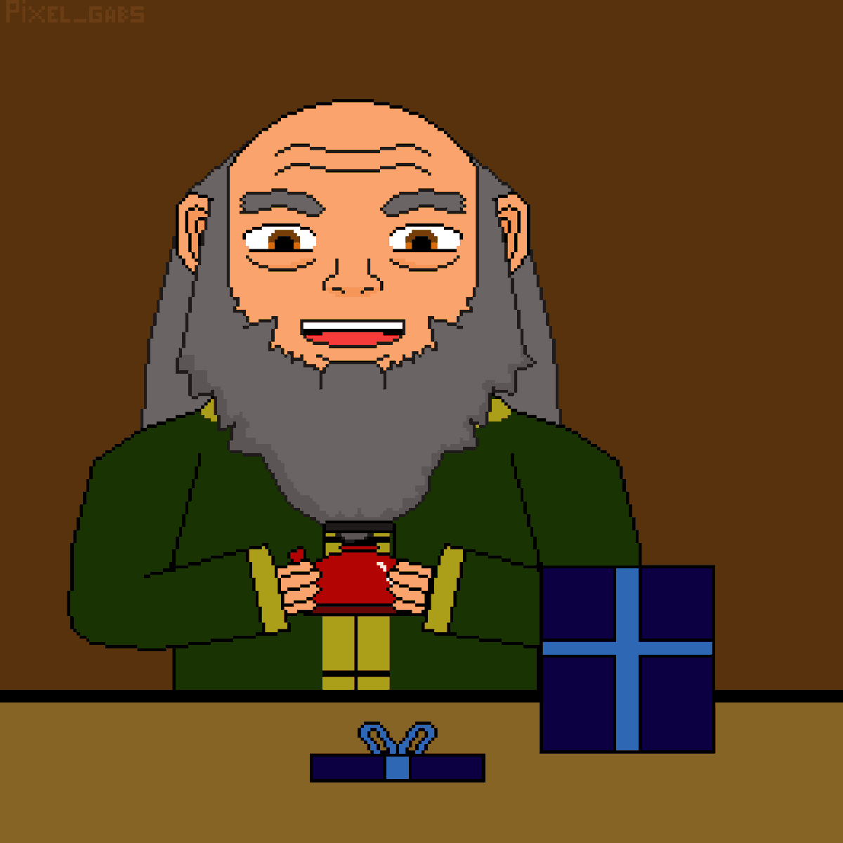 pixel_gabs's tweet photo. Don't mind me, just reposting my Iroh fanart for no particular reason https://t.co/cHsA1RmscQ