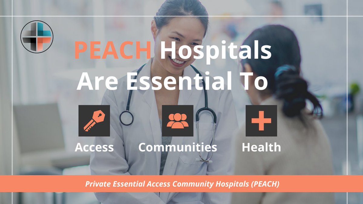 PEACHhospitals's tweet image. 75% of community safety-net hospitals are currently operating at a loss. Let&apos;s work together to save our healthcare safety-net. Learn more about the challenges and solutions. #SaveOurSafetyNet peachhospitals.org