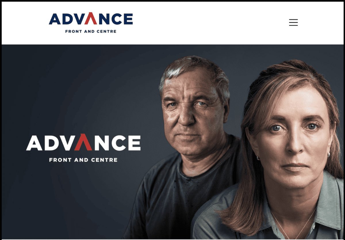 This is the imagery “Advance” uses to lie to the public that they are a “grassroots” movement of “ordinary Australians”. When in fact they’re a US-style dark money outfit, funded by a handful of multi-millionaires, seeking to corrupt democracy in their favour ($$).