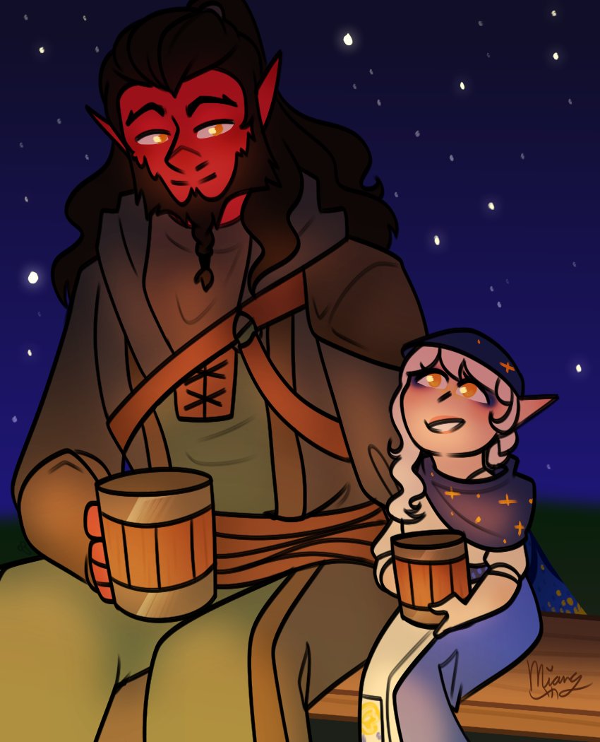 AdhdAriesArt's tweet image. going live with the crew for some circus time! 
@cuddly_vampire @anaverageghost  @ThemboGator  
art by cuddly