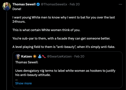 realrenergy's tweet photo. Sewell admits that #makeupgate was never about keeping women safe from chemicals or free of oppressive beauty standards, but lowering their self-esteem (leveling the playing field). Low self-esteem actually leads to more promiscuous behaviors. Our people need higher self-esteem! https://t.co/LQOJyJfmzi