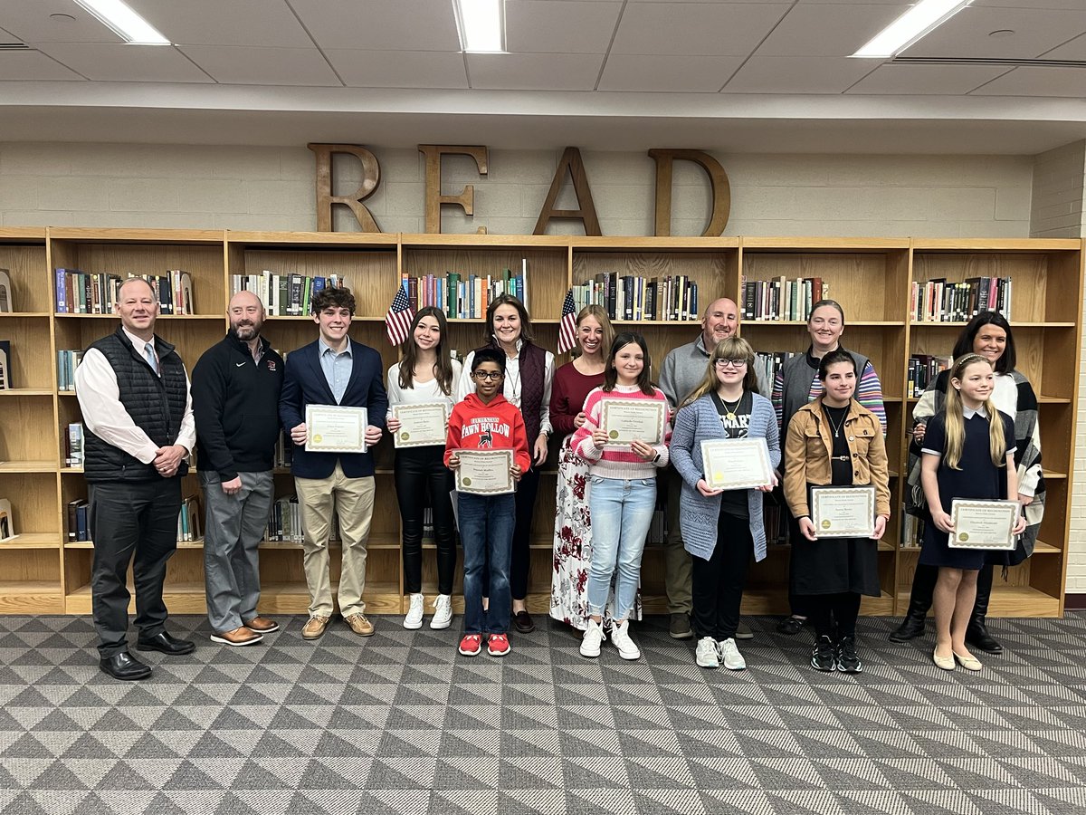 Congratulations to our February Superintendent Students of the Month!