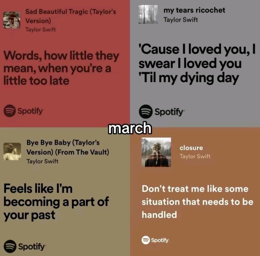 abidnights's tweet photo. 🧵| Which Taylor’s songs are you based on your birthday month?

(Stolen from tik tok) https://t.co/2Ujw3NoMhJ