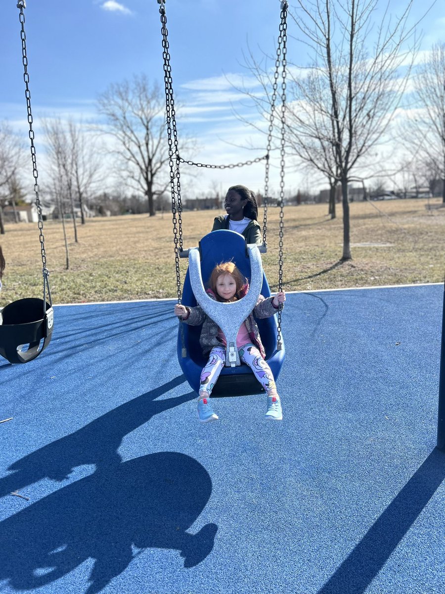 What a great day it was to have gym outdoors at our local park with our grade 8 buddies. ☀️ <a href="/StAngelaWECDSB/">St. Angela WECDSB</a>