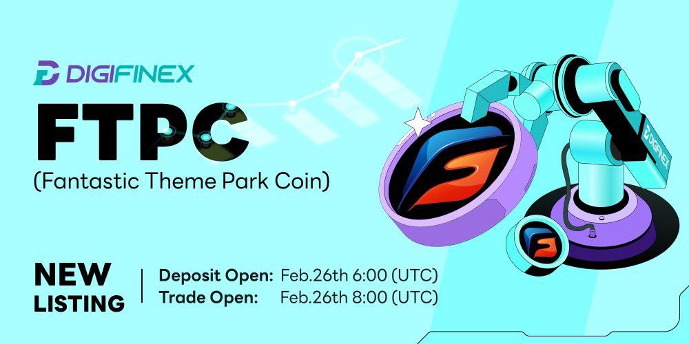 Layer2_Space's tweet photo. 🔥 Upcoming Listing

🏕️ @ftpc00 is coming to @DigiFinex
Trading date: Feb. 26 8:00 UTC

🏕️ #FTPC pioneers the integration of digital and tangible assets, creating a new paradigm of value

🌐 https://t.co/mrH8vNAGBr

🔽 Listing details
https://t.co/PEtk95TtzN https://t.co/AnZjQ2RO3h