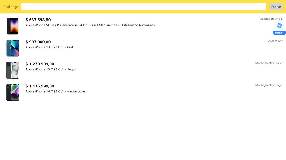 PabloDevJs's tweet image. Después de ver un video de @goncy, ¡decidí lanzarme al desafío! 💪 Implementé el challenge en React con Vite, Tailwind, Redux Toolkit y las conexiones a la API con Axios. 
Repo: github.com/pabloc33/chall…
#React #Vite #Tailwind #ReduxToolkit #Axios