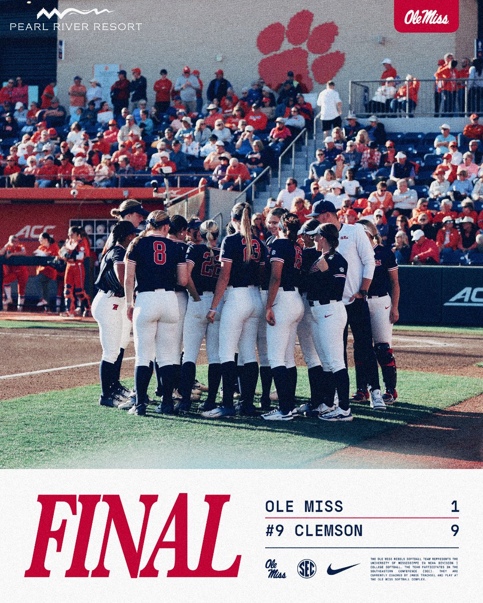 Ole Miss Softball on X: Complete 𝐓𝐞𝐚𝐦 Win.