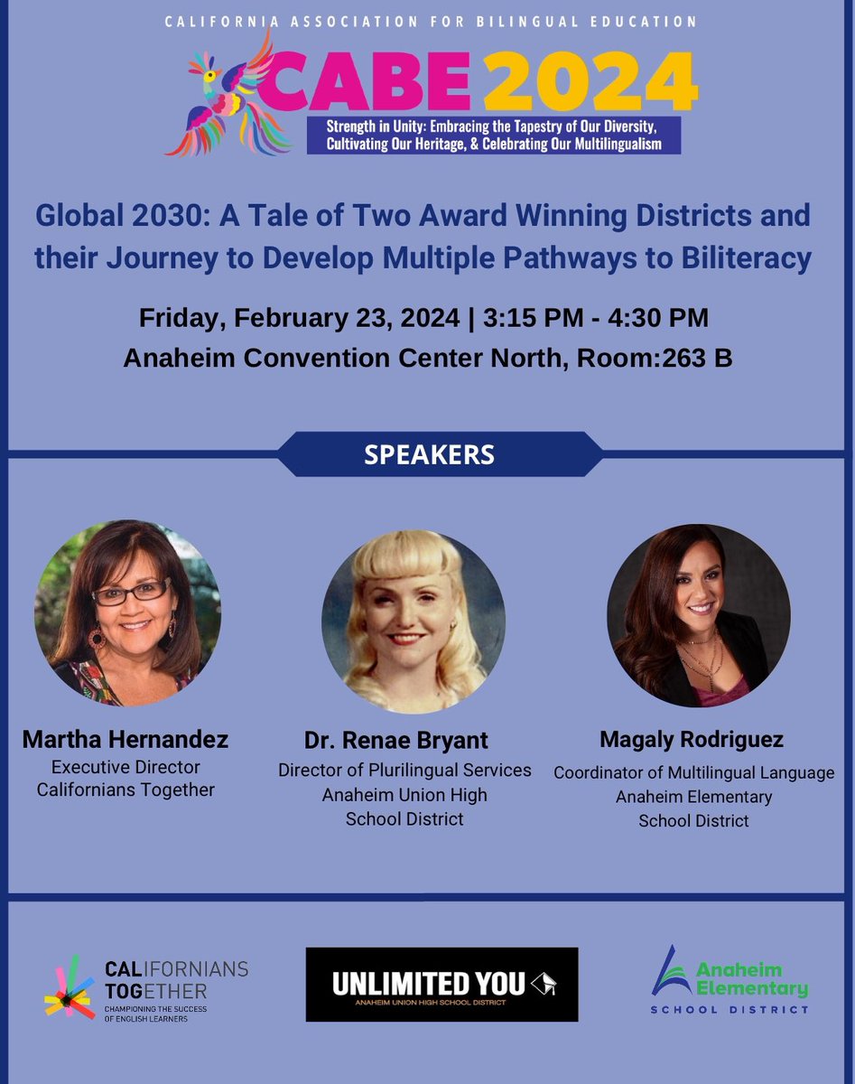 DrRenaeBryant's tweet photo. Join us now! CABE California Association for Bilingual Education #CABE2024
#EdBranding #tellyourstory #BeAConnecter #drrenaebryant4cnusd #dbcincbooks #fitleaders #TLAP #LeadLAP #Ldrshpbkchat #LeadershipBookChat #CABE2024 #ACSA #AASA #AASAWELL #CalTog @AnaheimElem https://t.co/enUkrzuAiE