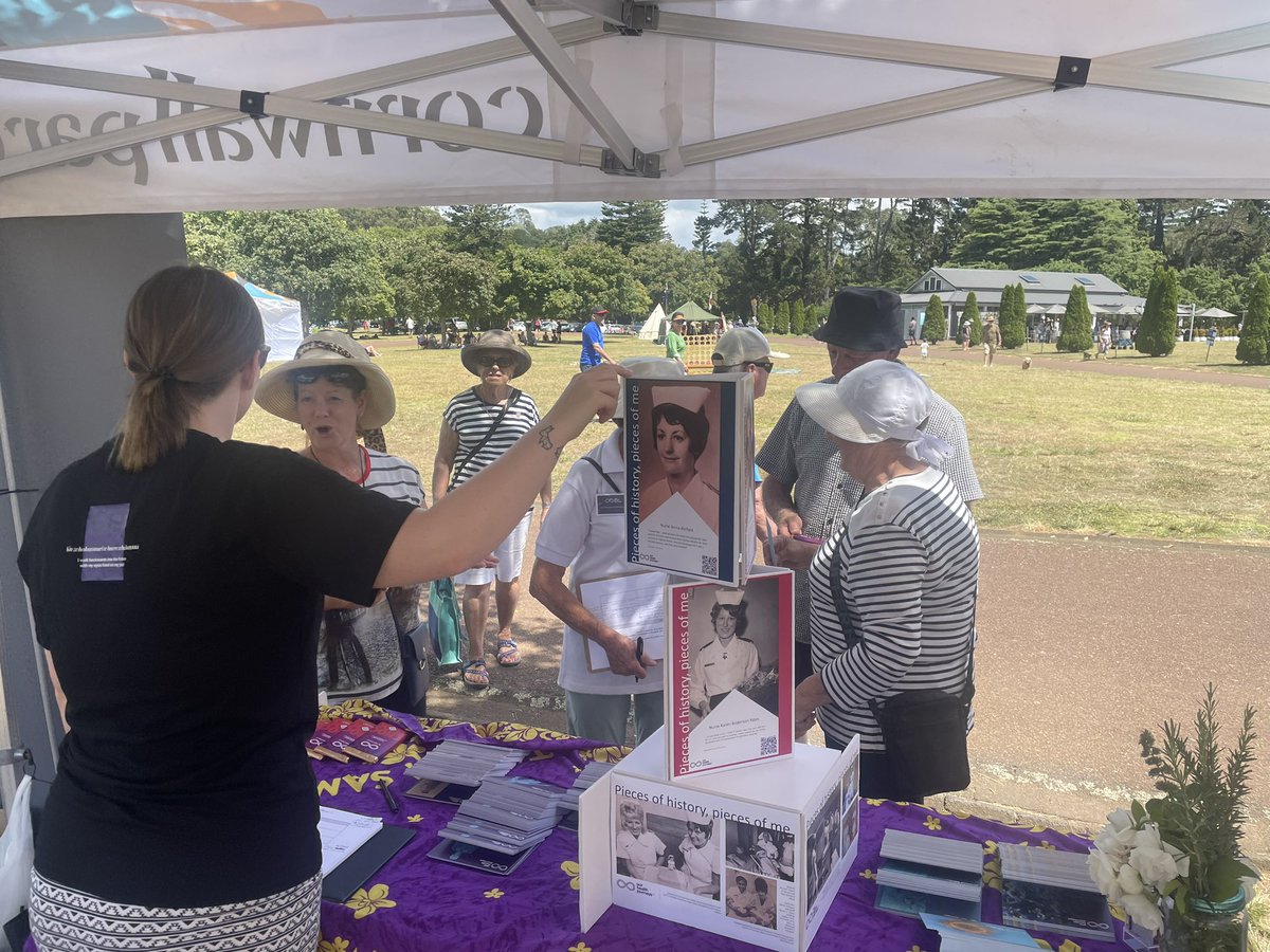 At Cornwall Park celebrating 80
years of the hospital and collecting stories #ourhealthjourneys