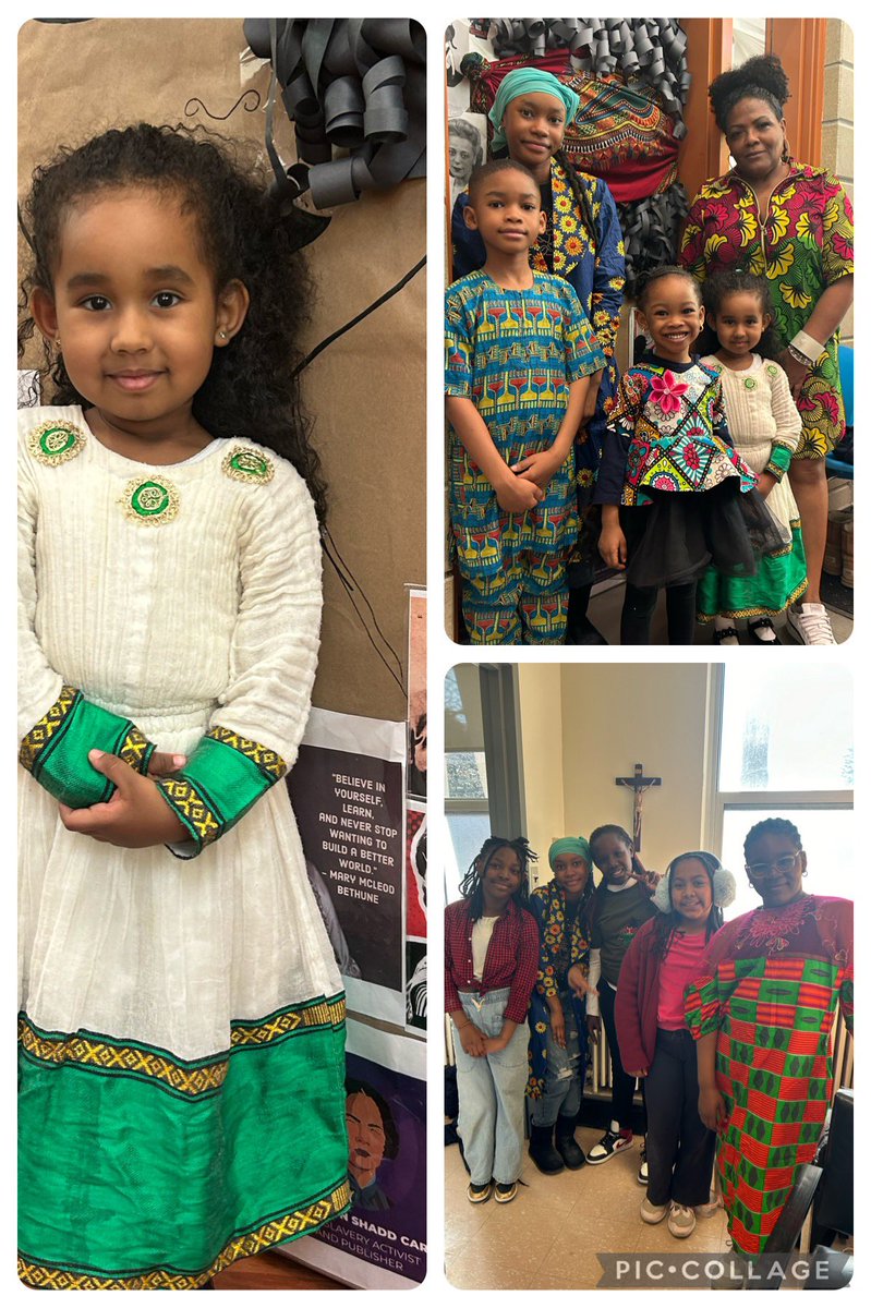 Today’s Spirit Day invited us to wear African colours or traditional wear. So many beautiful colours and fabrics and so much joy! @TCDSB @Equity_TCDSB