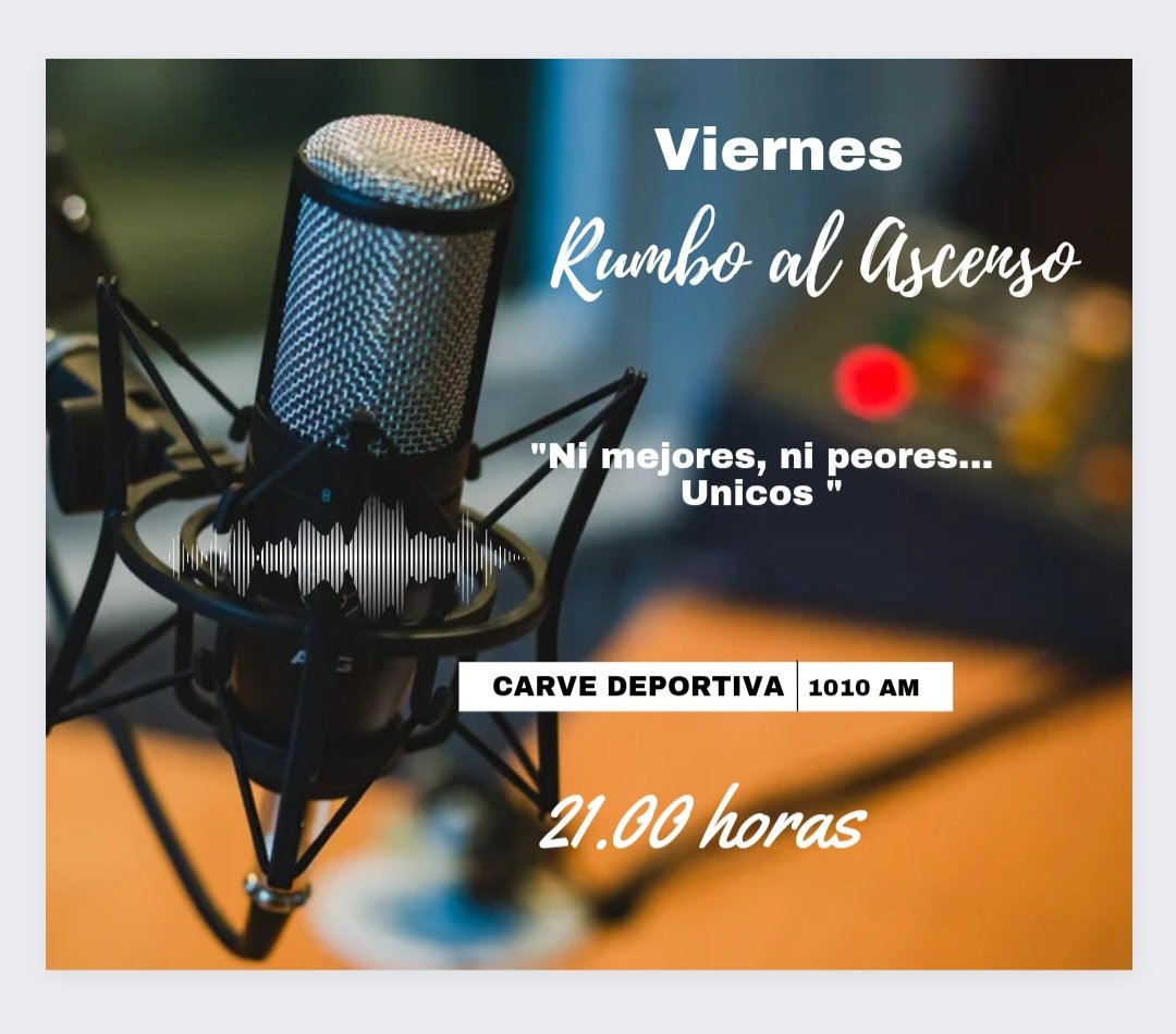 elascensouy's tweet photo. Esta noche a las 21.00 horas
Rumbo al Ascenso
Novedades de último momento
ENTREVITAS A :

Darlyn Gayol DT @IASA1914
Rafael Canovas DT @CooperCsyd 
Carlos Techera arquero @RENTISTASSAD 
Además informes de todos los equipos y estaremos en directo desde Tacuarembó con la Copa Gardel https://t.co/hLYAbj8HcK