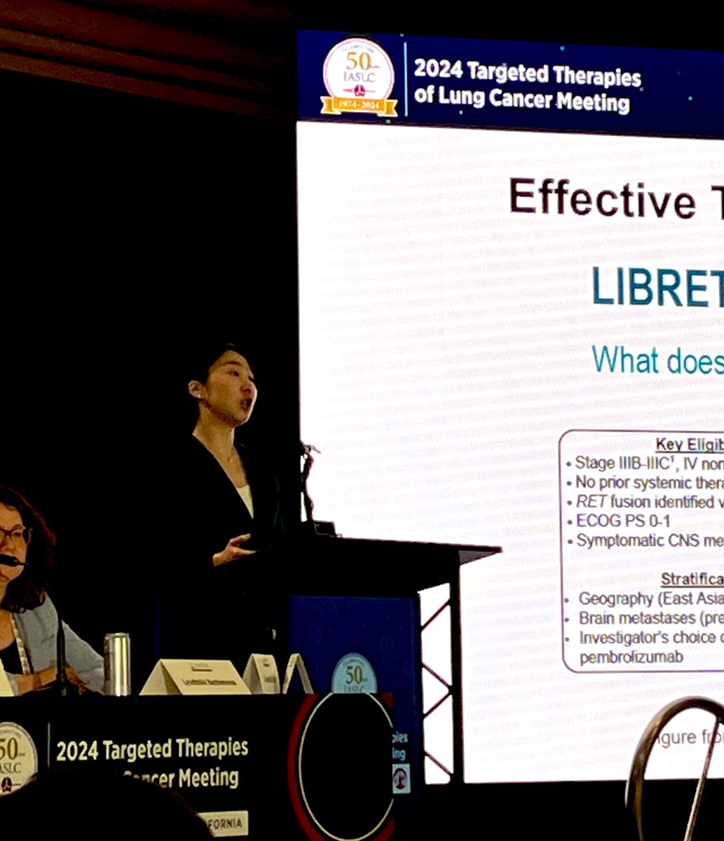 A nuanced + thoughtful discussion by @JessicaJLinMD re: what can/can’t be generalized from adjuvant TKI trials—can ADAURA/ALINA be extended to other oncogene-driven NSCLC? Conceptually, yes. But we need more work to delineate specific tox profiles to best counsel our pts. #TTLC24