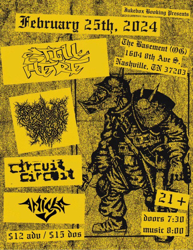 This sunday. 

Get to the gig