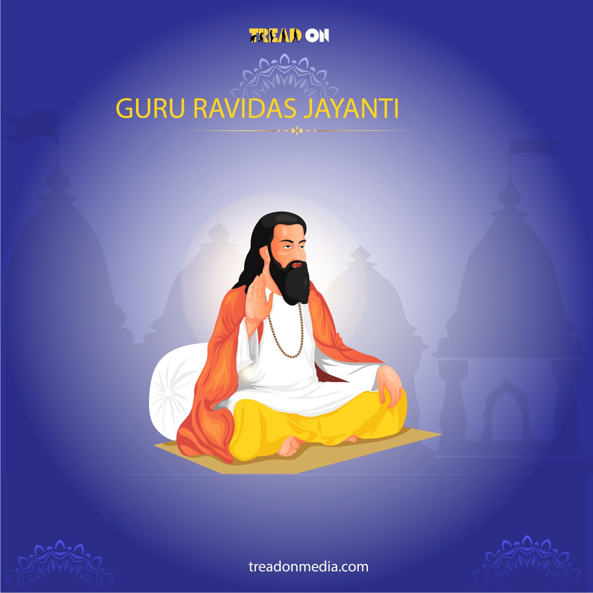 Let's embrace positivity and practice Guru Nanak Dev Ji's teachings. 
Happy Guru Ravidas Jayanti 
#digitalmarketingagency #digitalmarketing #digitalmarketingstrategy #payperclick #treadon #seodigitalmarketing #ravidasjayanti #ravidassjayanti