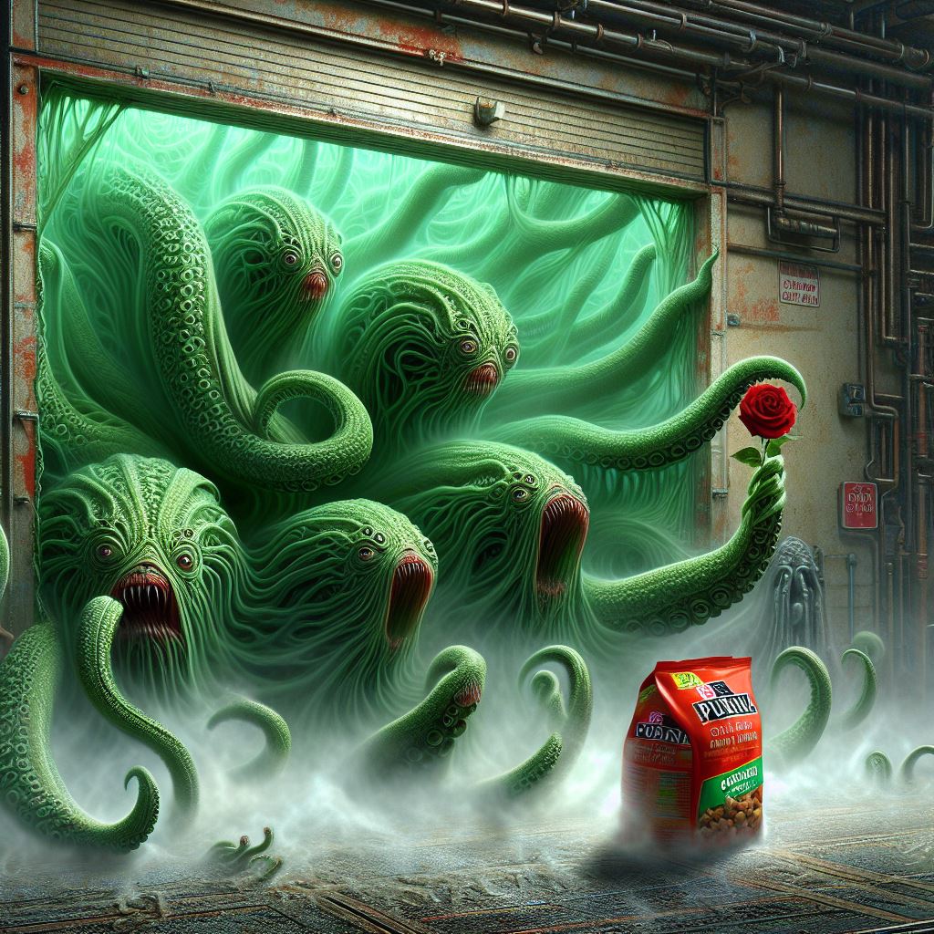 Smoking_Blends's tweet image. The last time, we posted this #funny #digitalimage of a hypothetical sequel to the movie &quot;#TheMist,&quot; in which a new fog calms the #creatures in the mist, we got flagged by &quot;community notes,&quot; screenshot attached.
#AIArtwork #AiArtist #AIArtistCommunity #humor #digitalart
Created…