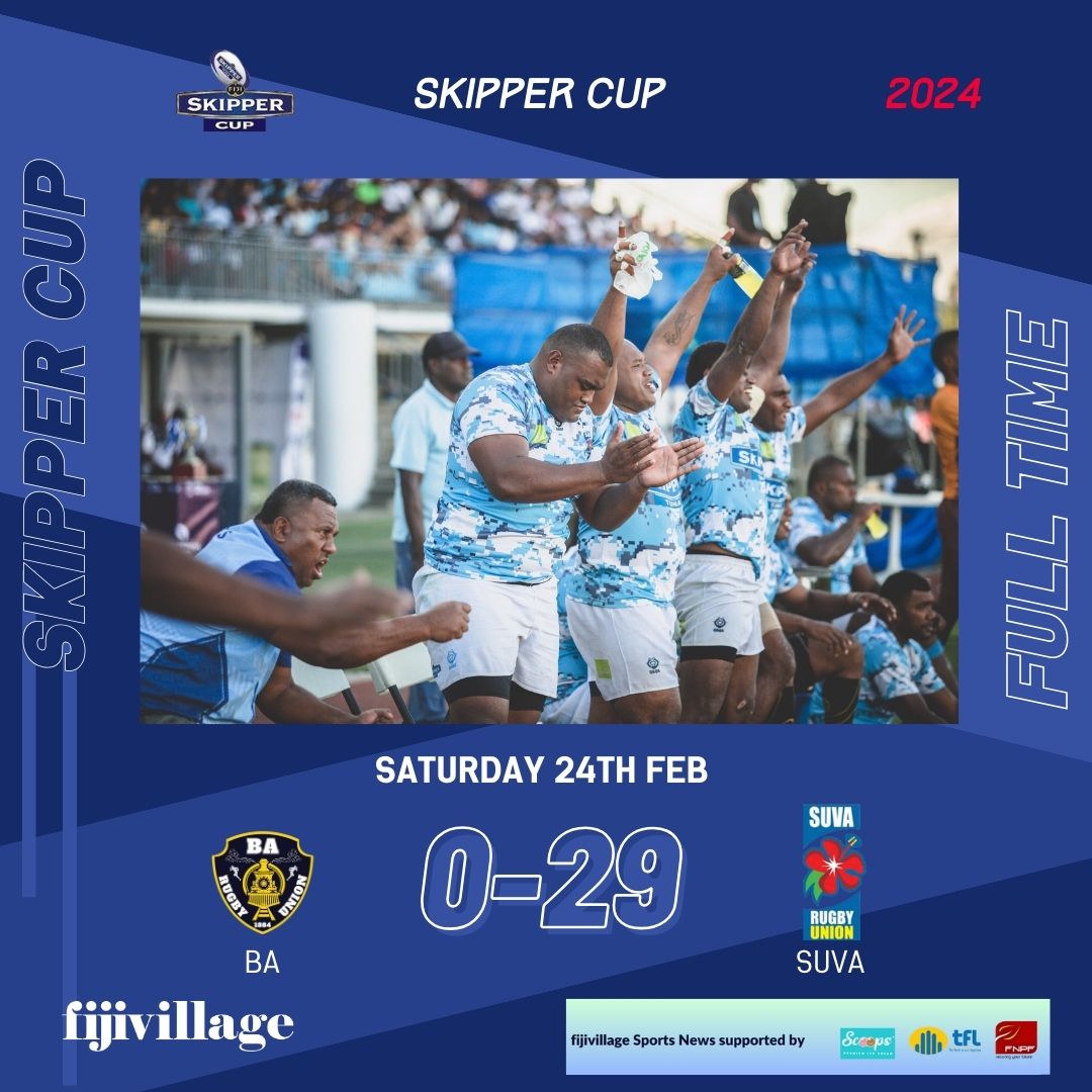 fijivillage's tweet image. Suva take the win over Ba

#SkipperCup🏉