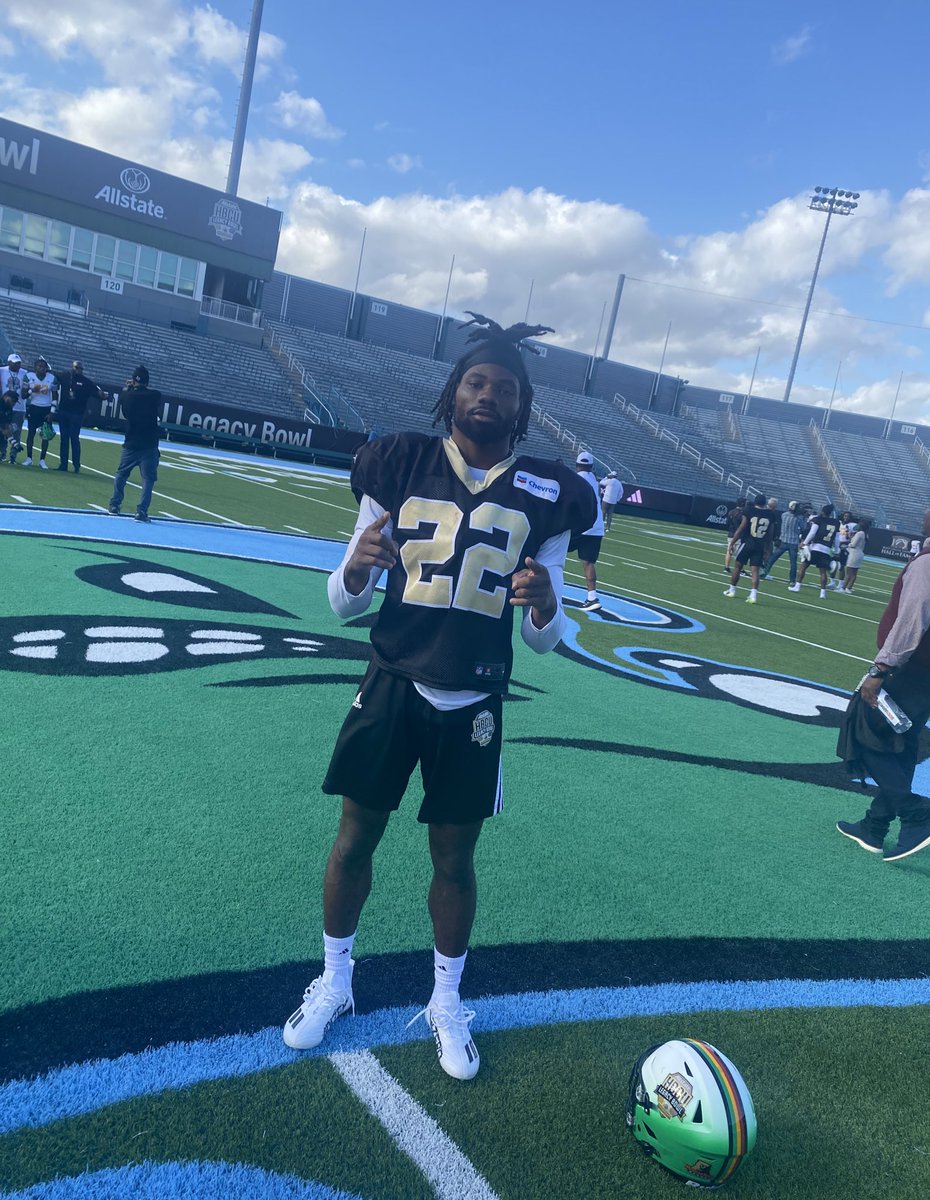 Game day tomorrow! <a href="/HBCULegacyBowl/">HBCU LEGACY BOWL</a> and huge standout this week for me is no other than DB <a href="/jaeveyonmorton1/">Hardknock🙏🏿</a> 🔥

2-time 1st team ALL-MEAC (22-23)
Ball Hawk | 2023 led team with 7 PBU

Keep your eyes glued on deuce deuce 👀 (#22) Saturday 4pm ET <a href="/nflnetwork/">NFL Network</a>