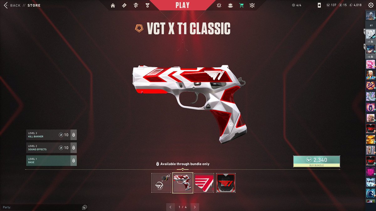 Which is the best Red classic? #valorant 1. 100T @100Thieves 2