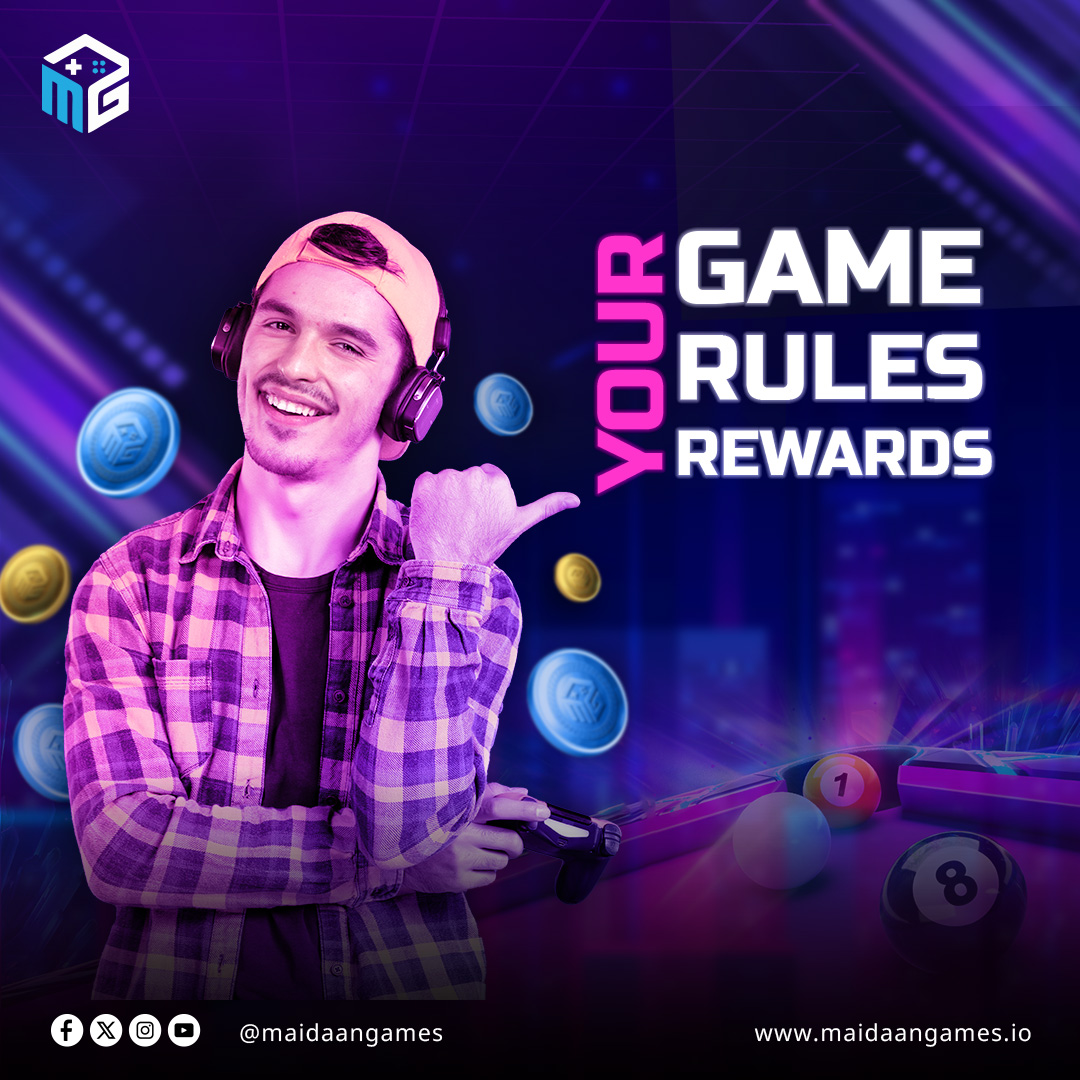 Your game, Your rules, Your rewards. At Maidaan Games you will get everything that you cherish for your pro gaming skills. Define your game, set your rules and reap the rewards

#maidaangames #ico #PlayToWin #playtoearn #games #Rules #rewardsystem #progaming #skills #crypto