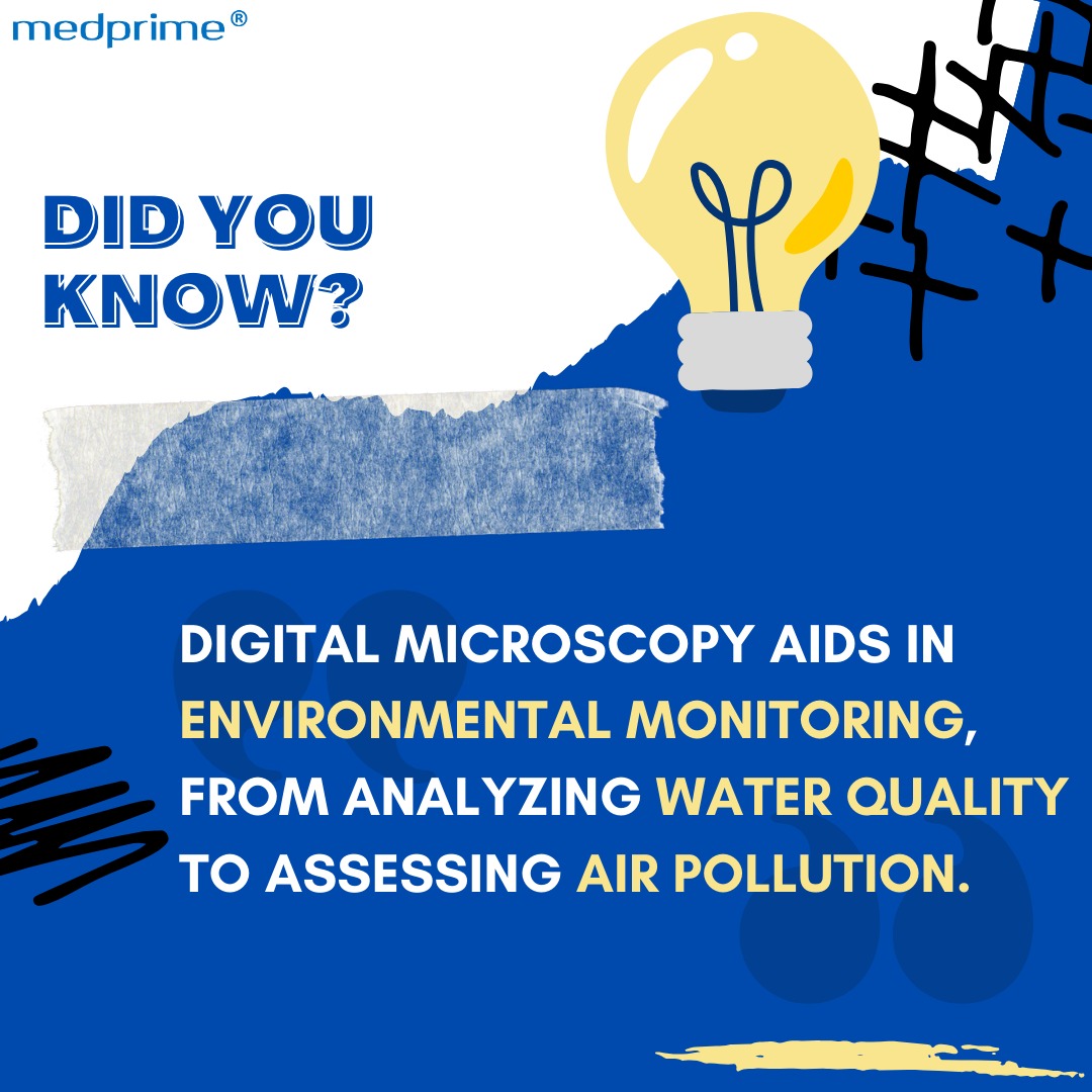 #DidYouKnow? 

Due to its high resolution and imaging capabilities, #DigitalMicroscopes are a valuable tool for studying microscopic organisms and particles in environmental samples.

#DigitalMicroscopy #SmartMicroscopy #HealthTech #Healthtechrevolution #HealthTechInnovation