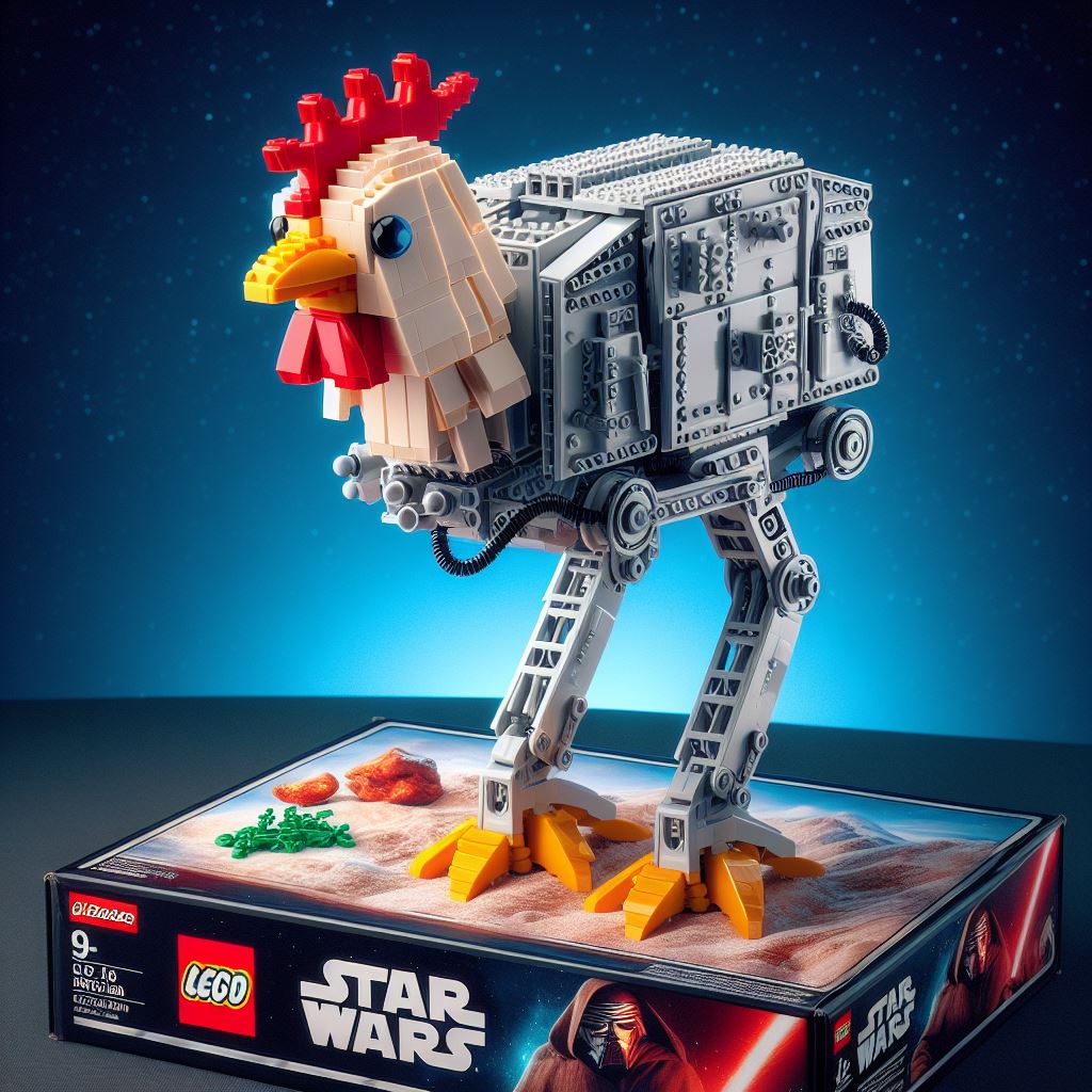 My new #StarWars #chikenleg collection 😀#wordpuns #puns #digitalart #lego