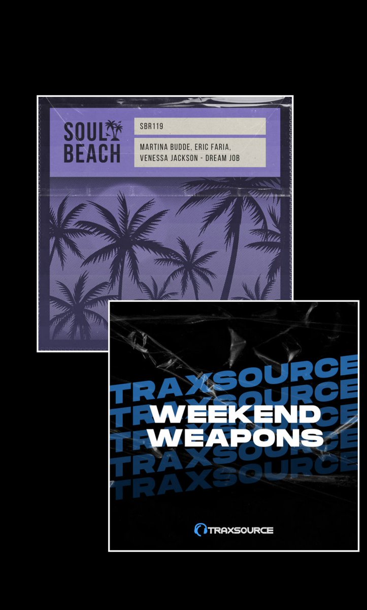 #newmusicalert ✨🔥

Thank You for the support on 'Dream Job' @MartinaBudde   @EricFaria @VenessaJackson7  @SoulBeachRecords

Out Now
Charting on @traxsource #weekendweapons 

traxsource.com/track/11931795…