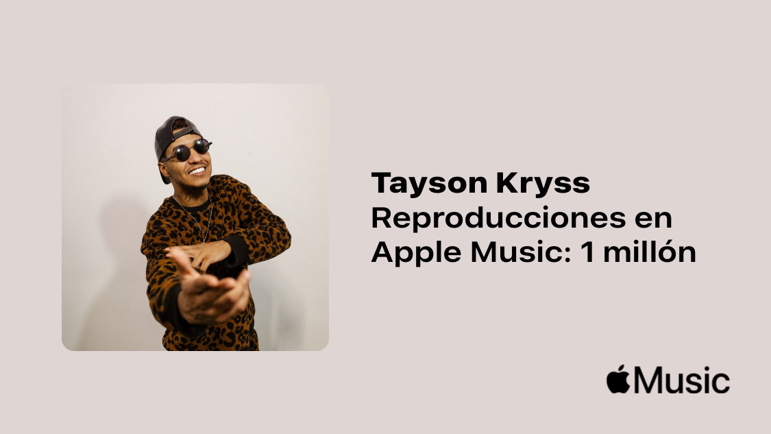 Acabo de alcanzar un nuevo peldaño en <a href="/AppleMusic/">Apple Music</a>. Gracias por escuchar.
music.lnk.to/zI0Sst