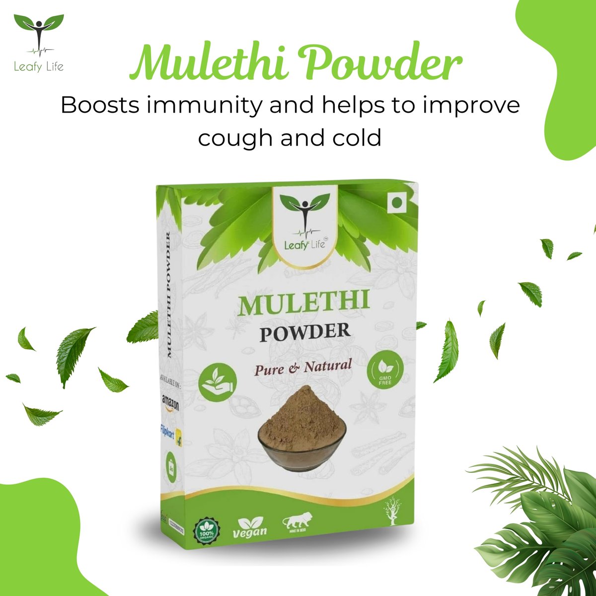 Leafylife788183's tweet image. Mulethi powder boost immunity and helps to improve cough and cold
#leafylife #mulethipowder

#powderremedy #ayurvedicremedies
#leafylife #AyurvedicRelief
#natural #herbalhealing