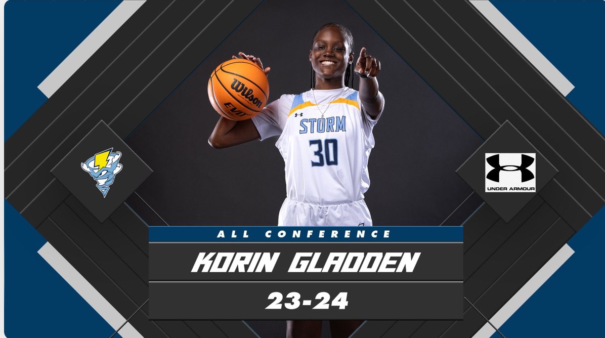 Congratulations to Senior Korin Gladden 3x All-Conference player!! Huge night for her as she made history as the first athlete at Willow Spring High School to hit 1K! <a href="/iihoopk/">Korin Gladden</a>
