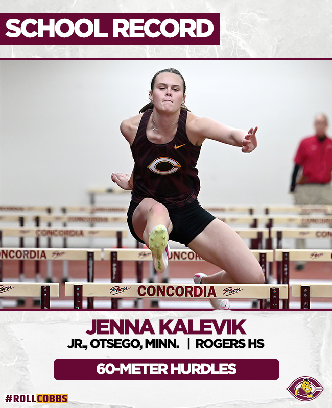 𝗦𝗖𝗛𝗢𝗢𝗟 𝗥𝗘𝗖𝗢𝗥𝗗!
It took 24 years to break the old school record in the 60-meter hurdles. It took 1 day for Jenna Kalevik to knock Peyton Selle off the top &amp; claim the new record!
- Kalevik clocks a 9.21 in the finals of the 60M hurdles &amp; finishes in 2nd place.
