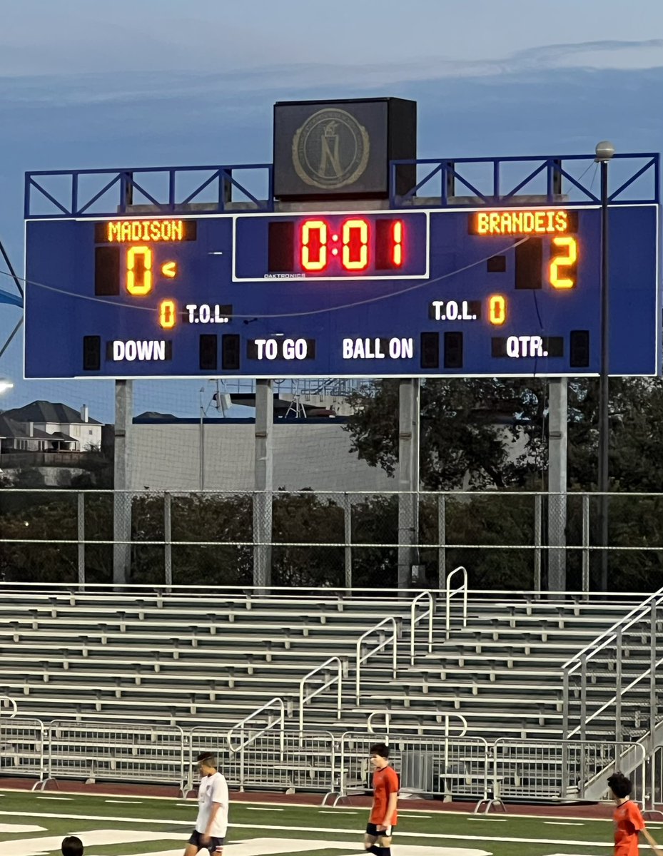 SA High School & Club Soccer (@6a_28) on Twitter photo Final from Ferris in a Boys, District 28 - 6A showdown.
<a href="/BRONCOSFUTBOL/">Brandeis HS Menโs Soccer</a> - 2
<a href="/MaverickBSoccer/">Madison Boys Scccer</a> - 0
<a href="/sJake_9/">Jake Salas</a> โฝ๏ธ๐
ฐ๏ธ
<a href="/EsDaniOK/">Dani Sartorio ๐ฆ๐ท ๐บ๐ธ ๐ธ๐ป</a> โฝ๏ธ
Manuel Gonzalez - clean sheet ๐งค Final from Ferris in a Boys, District 28 - 6A showdown.
<a href="/BRONCOSFUTBOL/">Brandeis HS Menโs Soccer</a> - 2
<a href="/MaverickBSoccer/">Madison Boys Scccer</a> - 0
<a href="/sJake_9/">Jake Salas</a> โฝ๏ธ๐
ฐ๏ธ
<a href="/EsDaniOK/">Dani Sartorio ๐ฆ๐ท ๐บ๐ธ ๐ธ๐ป</a> โฝ๏ธ
Manuel Gonzalez - clean sheet ๐งค
